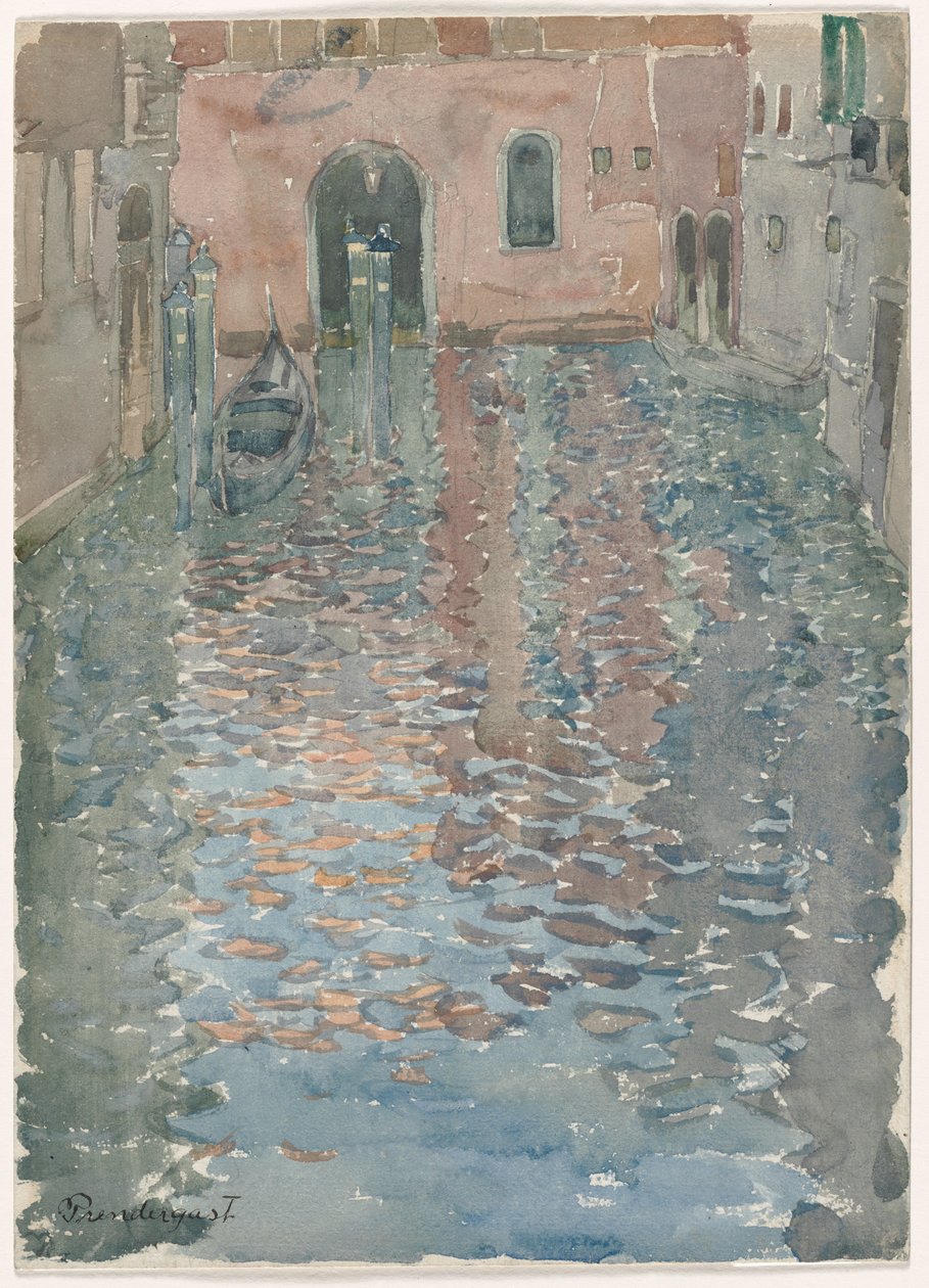 Canales venecianos de Maurice Brazil Prendergast