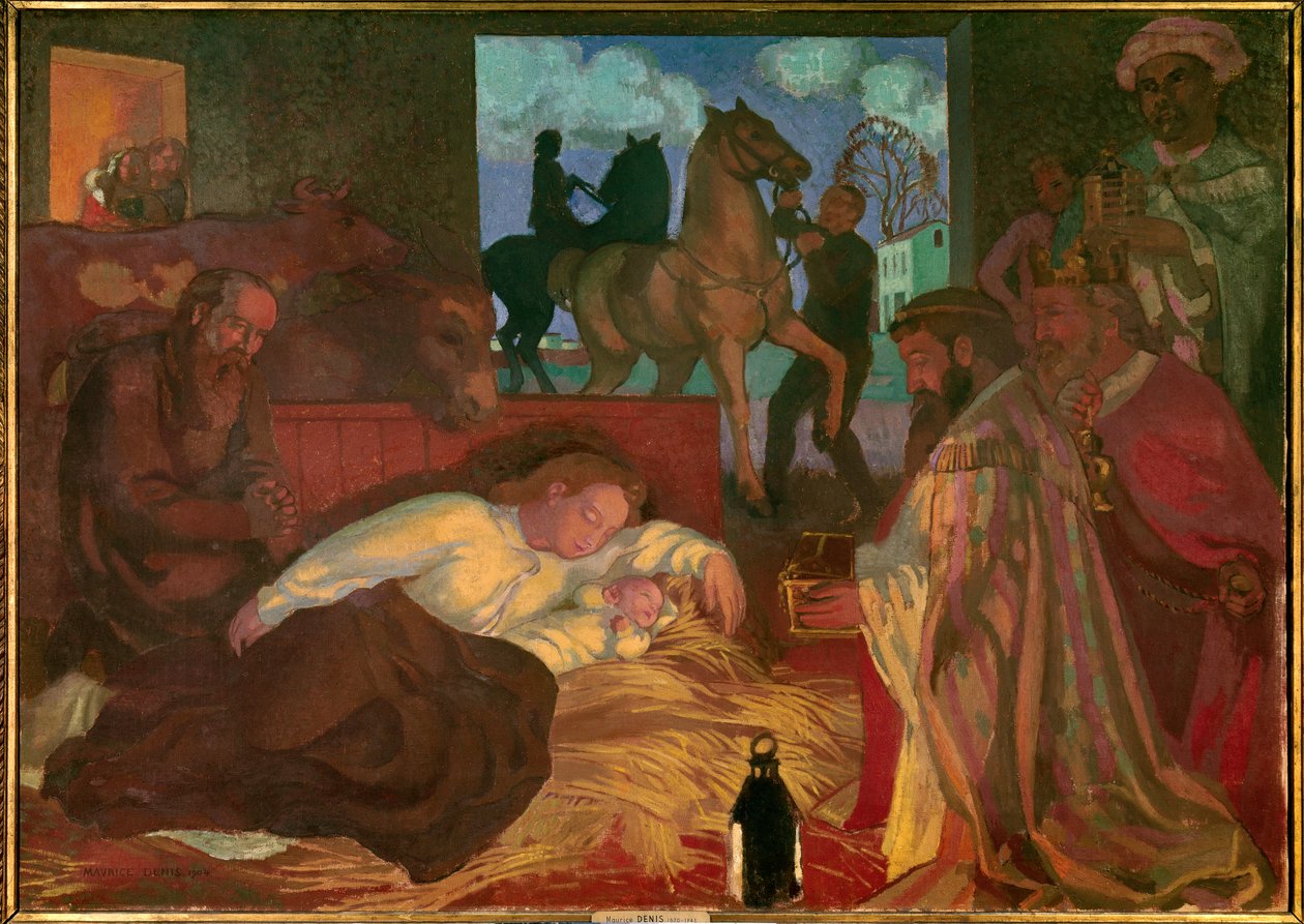 Adoración de los Magos de Maurice Denis