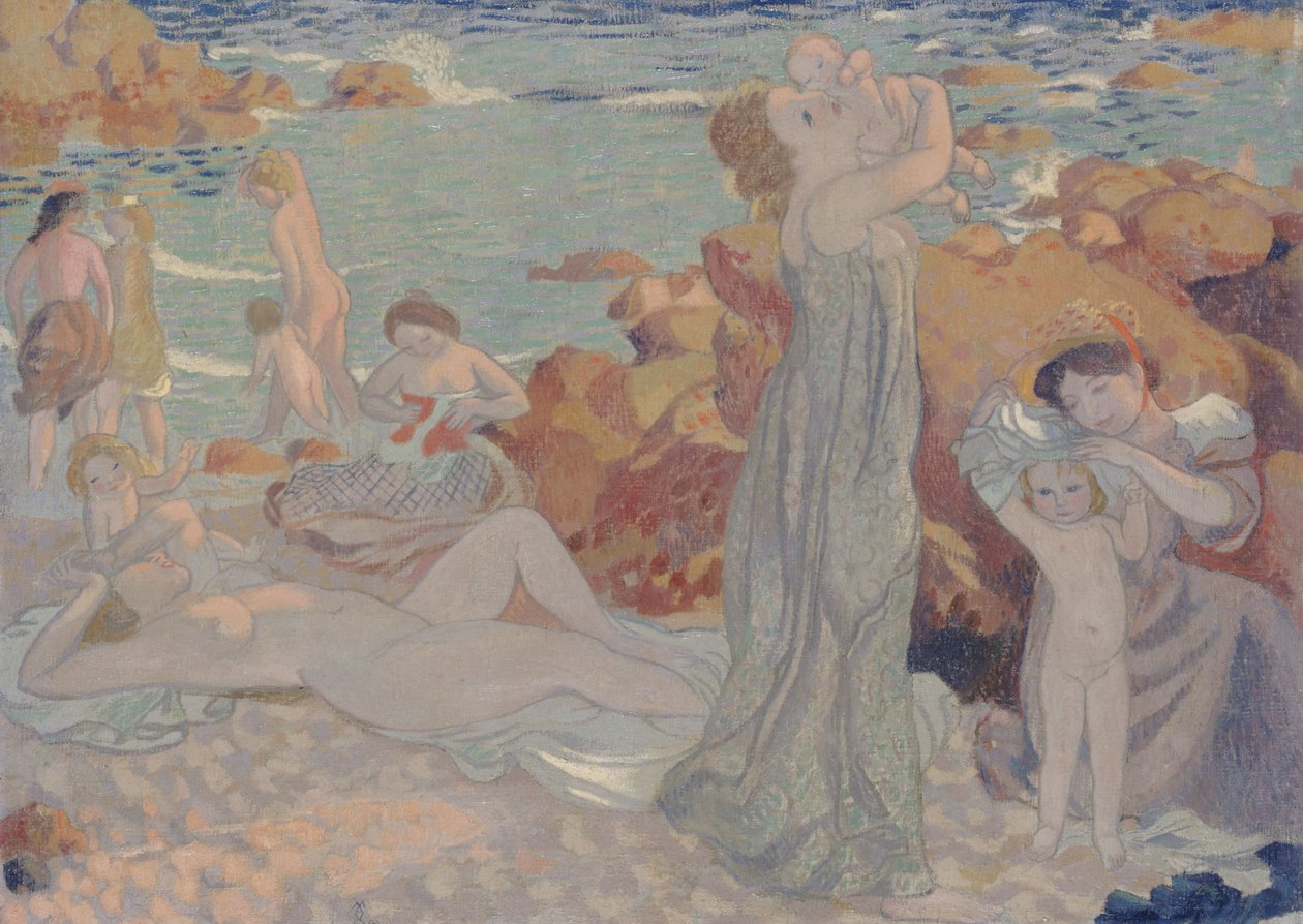 Baigneuses, playa de Pouldu de Maurice Denis