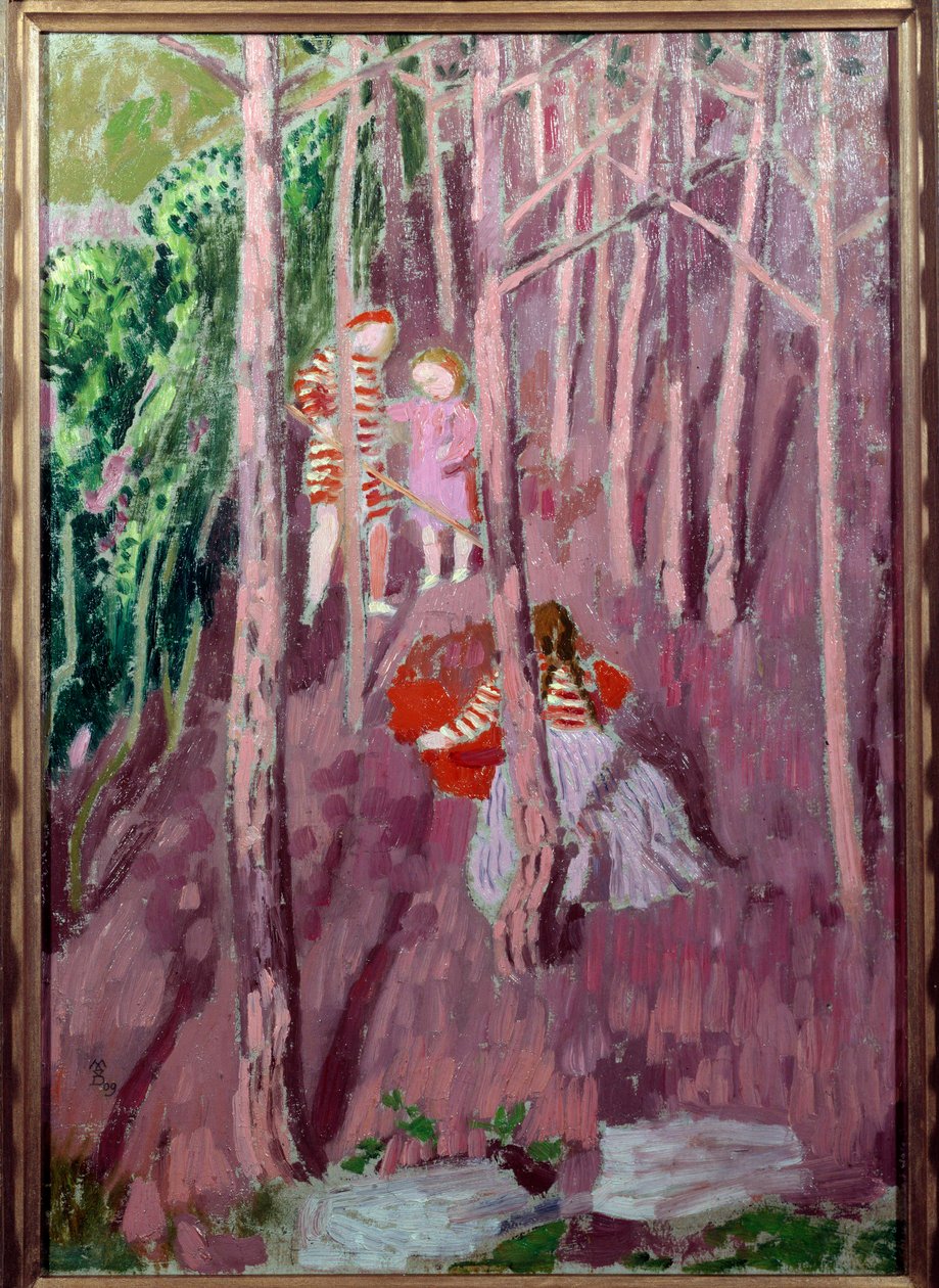 Niños en el Bosque del Silencio de Maurice Denis