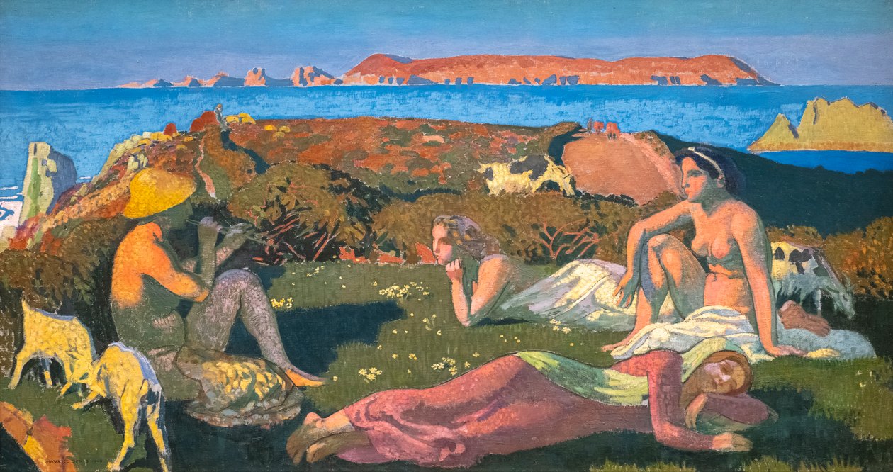 La Playa Verde. Perros-Guirec de Maurice Denis