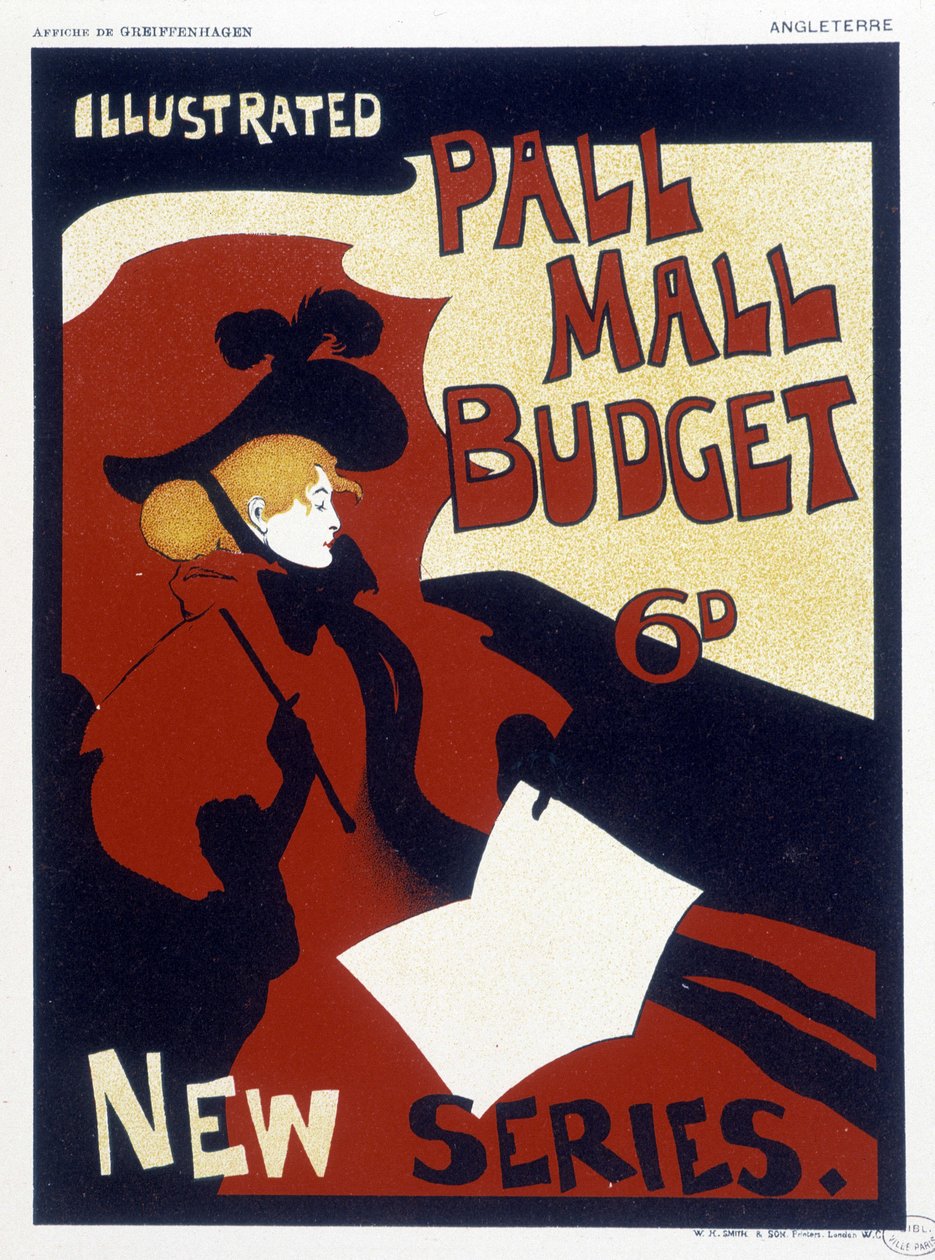 Cartel para "Pall Mall ilustrado" de Maurice Greiffenhagen