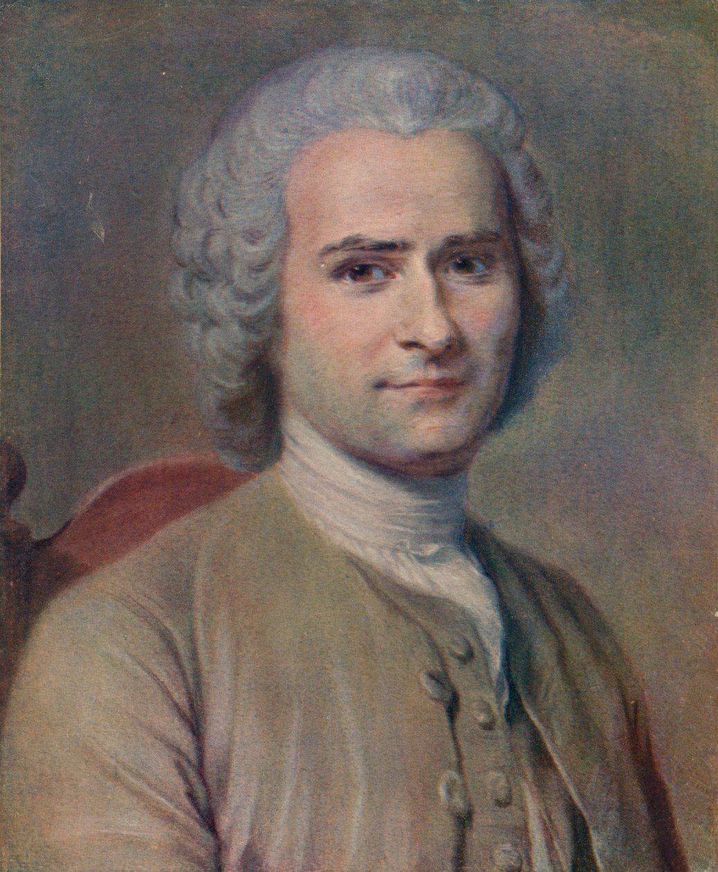 Jean Jacques Rousseau, 1753 de Maurice Quentin de La Tour