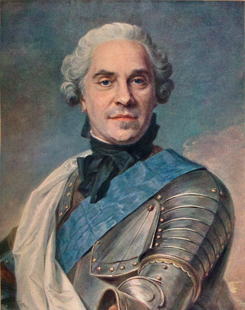 Mariscal de Saxe de Maurice Quentin de La Tour