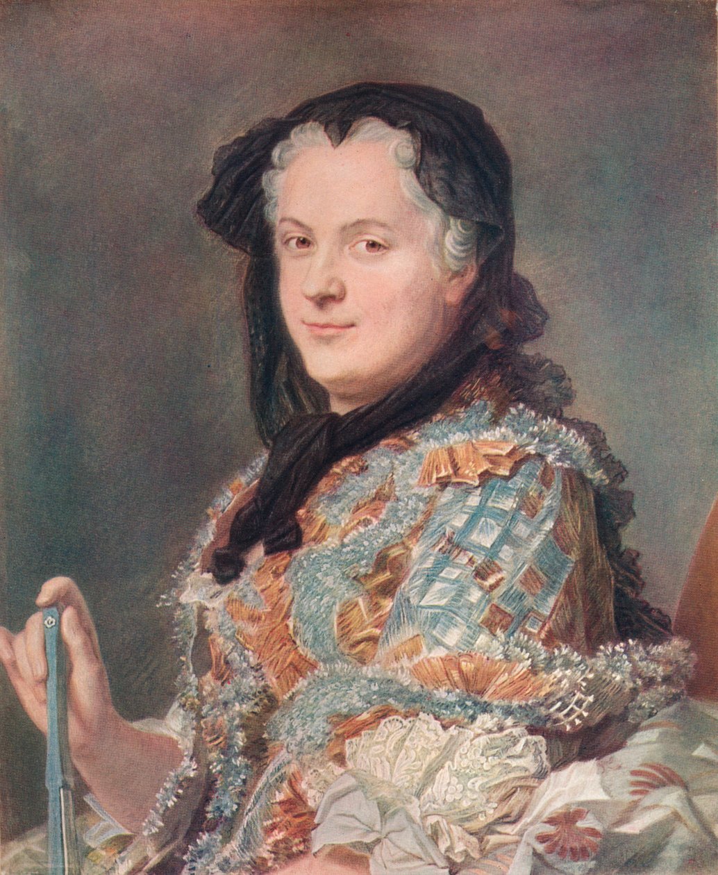 Marie Leczinska, c. 1748 de Maurice Quentin de La Tour