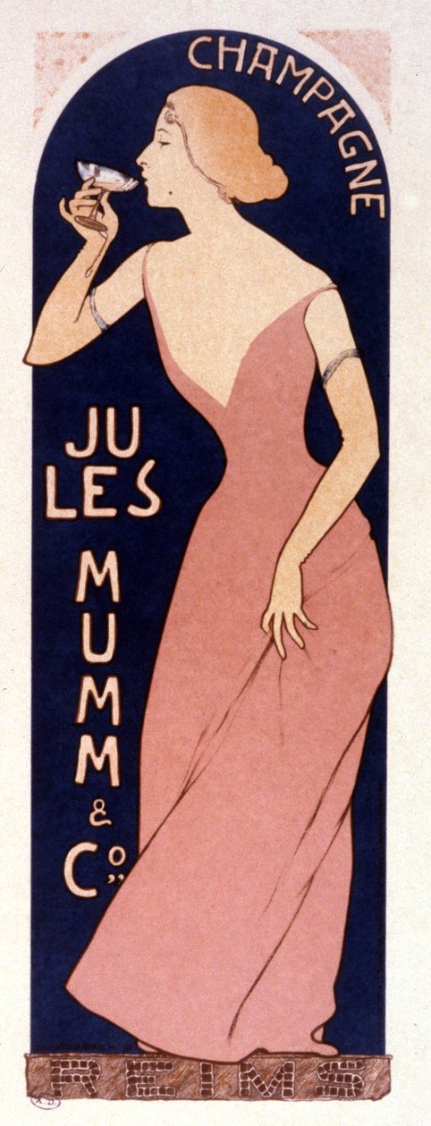 Champán Jules Mumm de Maurice Realier Dumas