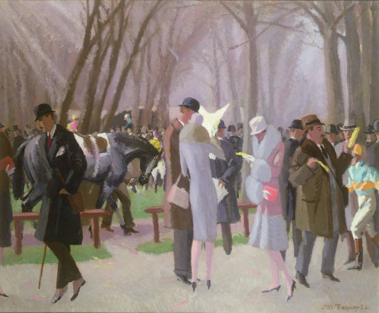 Un día en las carreras de Maurice Taquoy