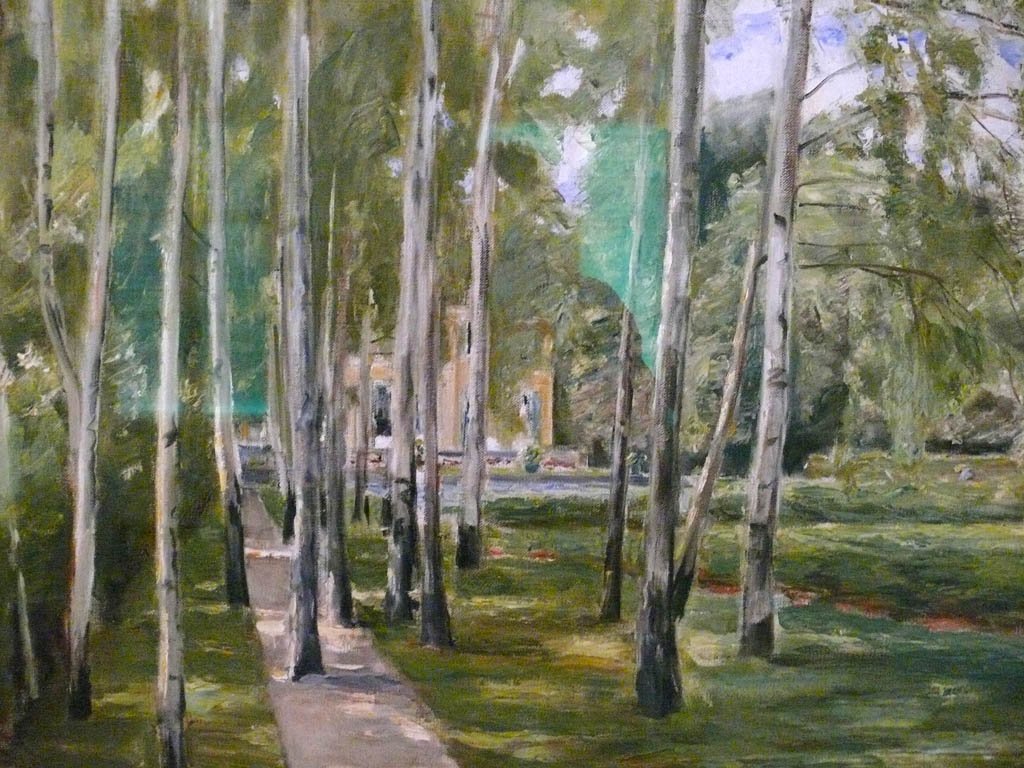 Camino de abedules de Max Liebermann