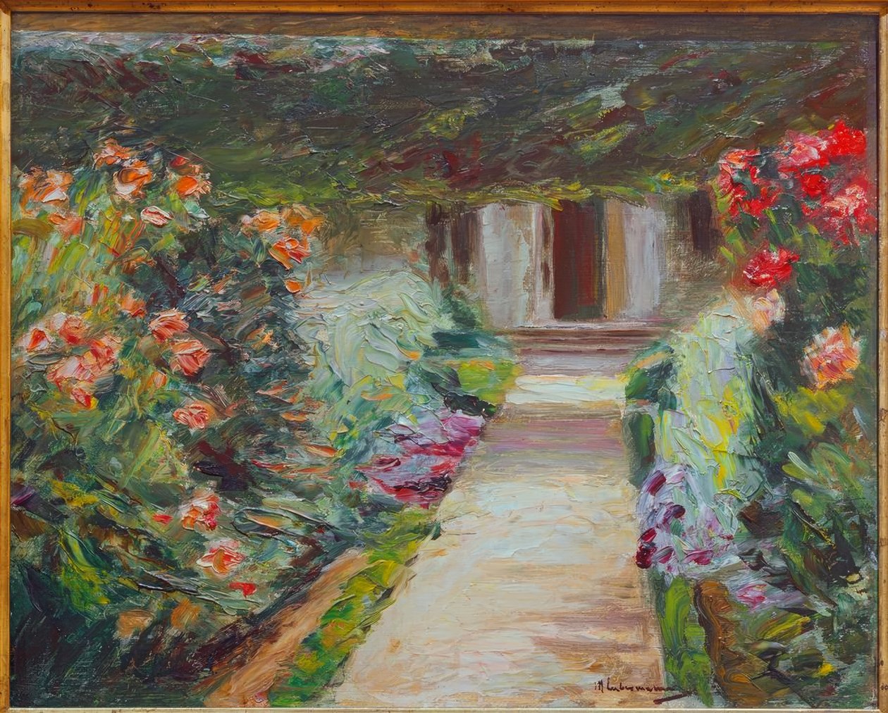 El jardín de utilidad hacia el noreste - Plantas perennes de Max Liebermann
