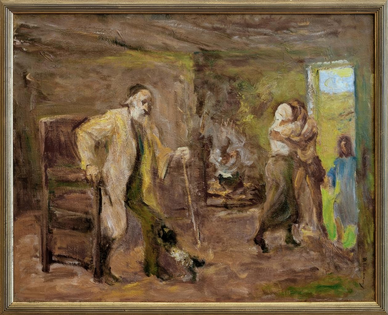 El regreso de Tobías de Max Liebermann