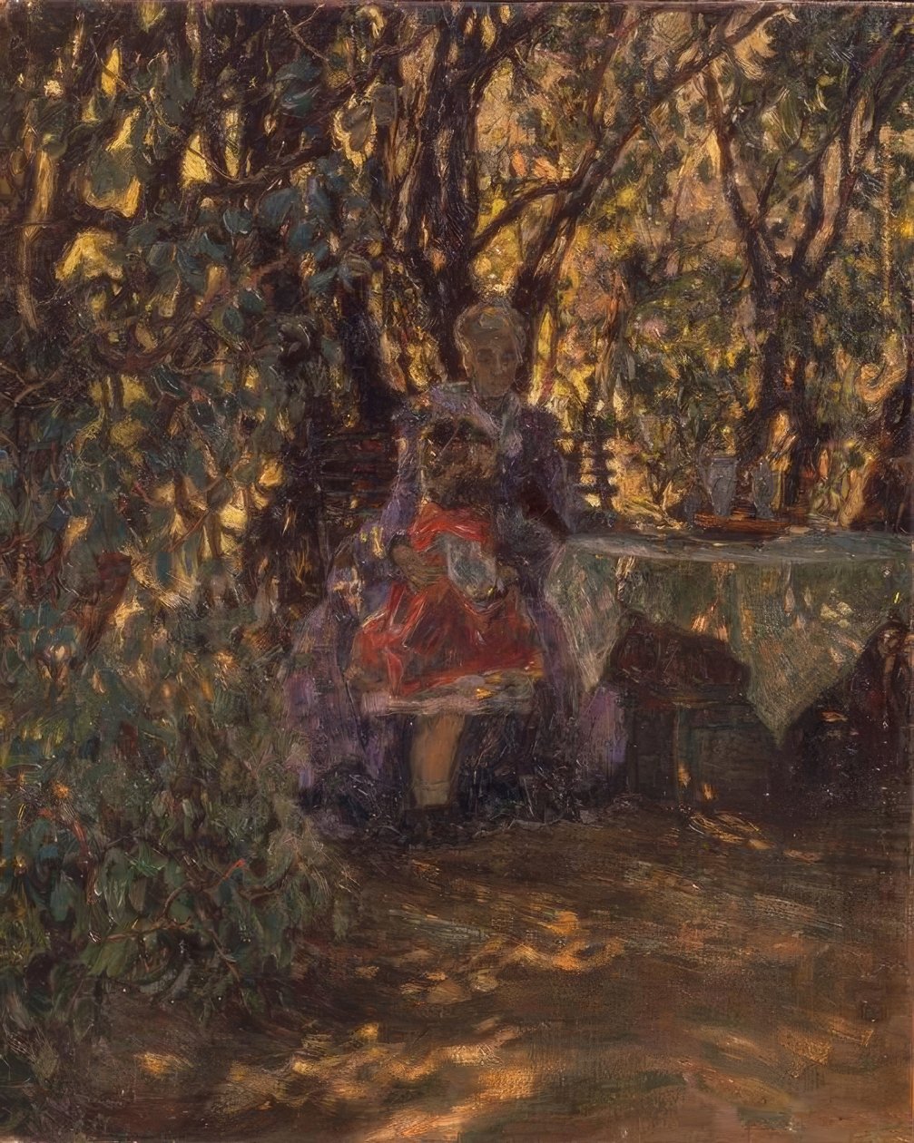 Jardín de la villa en Wannsee de Max Liebermann