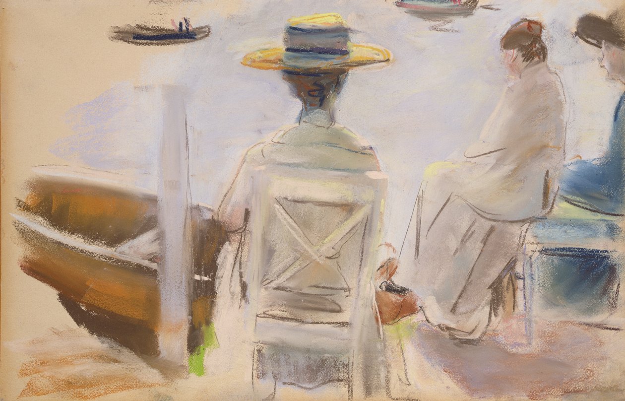 Damas en el Embankment de Max Liebermann
