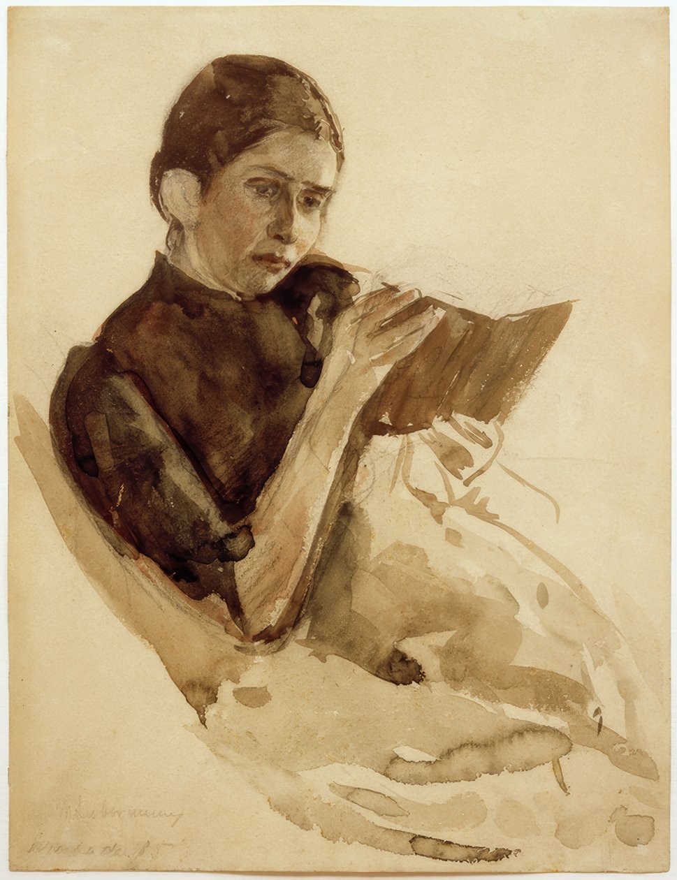 Max Liebermann, esposa del artista, Martha Liebermann de Max Liebermann