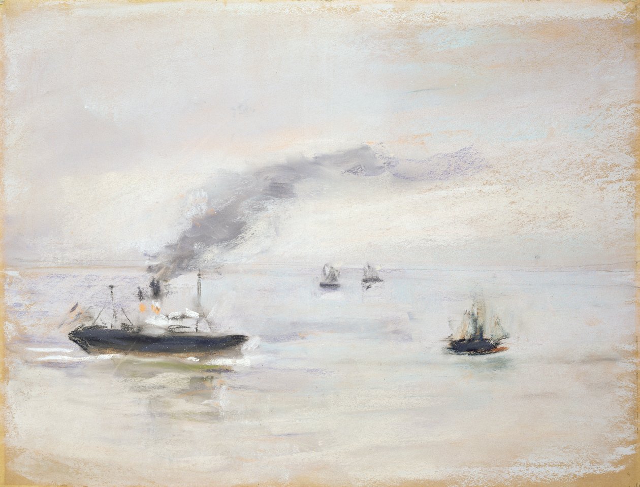Atmósfera de día lluvioso cerca del Elba, 1903 de Max Liebermann