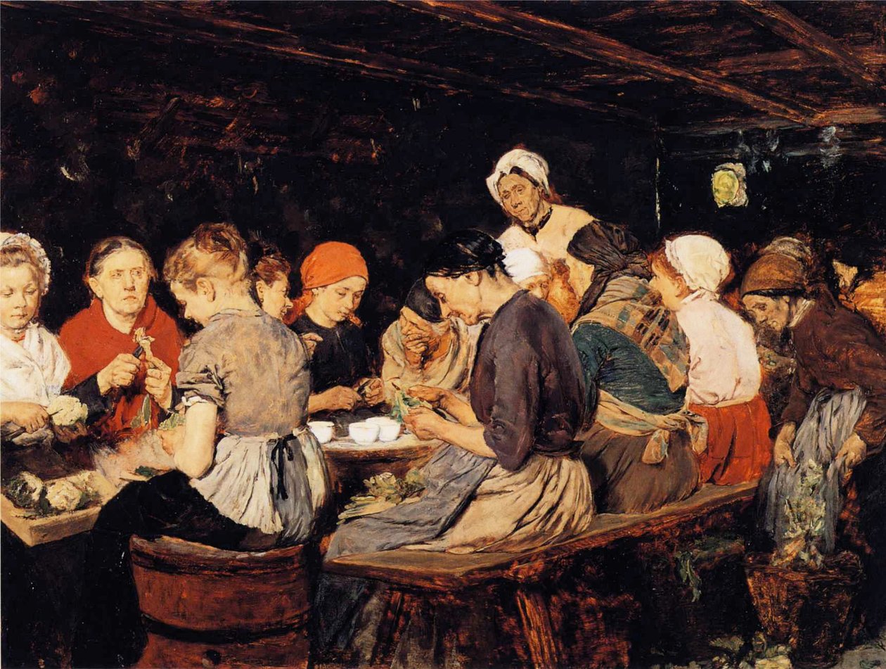 Los fabricantes de conservas de Max Liebermann