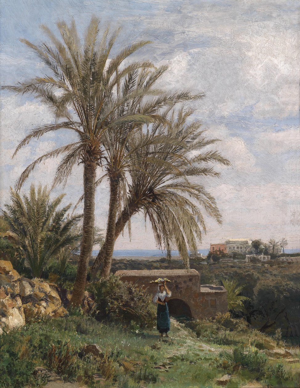 Villa antigua en Tivoli de Max Wilhelm Roman