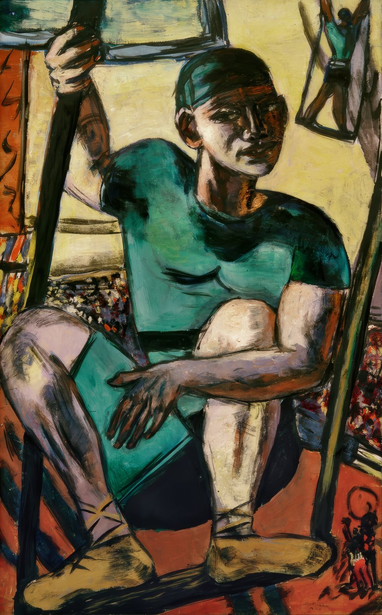 Acróbata en el columpio de Max Beckmann