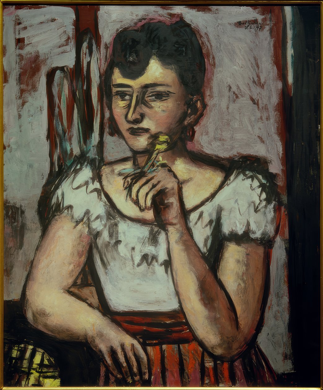 Retrato Euretta Rathbone de Max Beckmann
