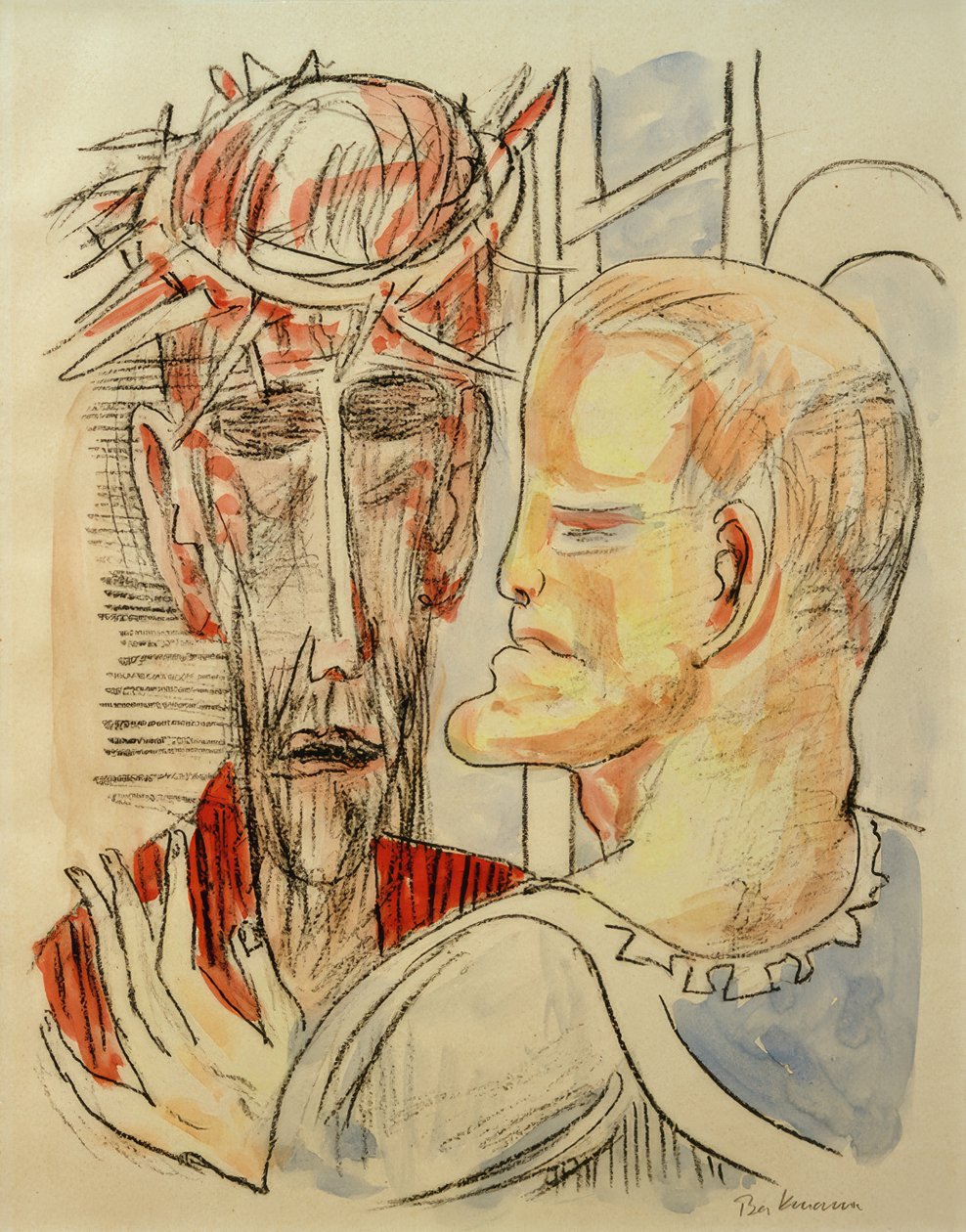 Cristo y Pilato de Max Beckmann