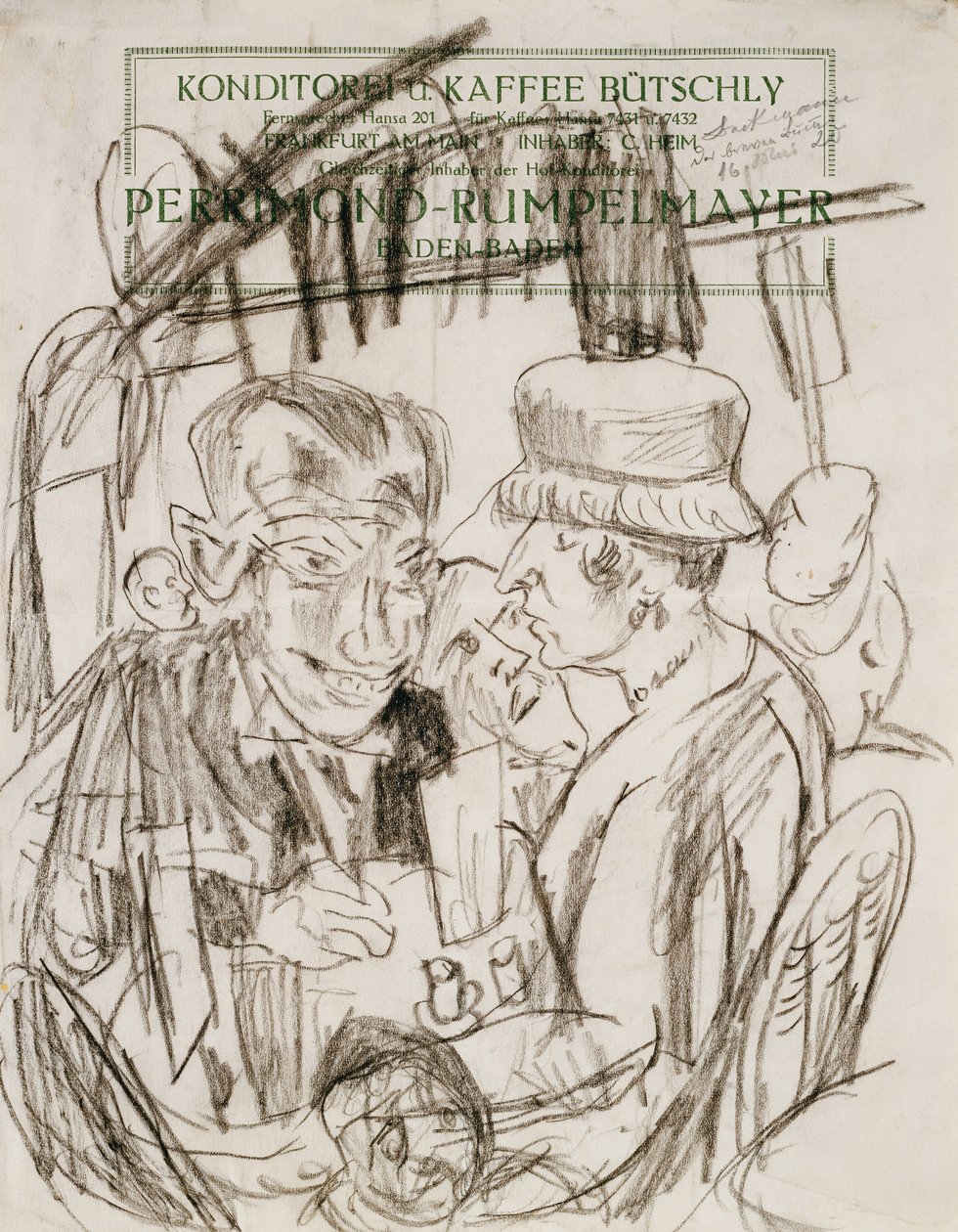Cafe Life; Cafe House Scene de Max Beckmann