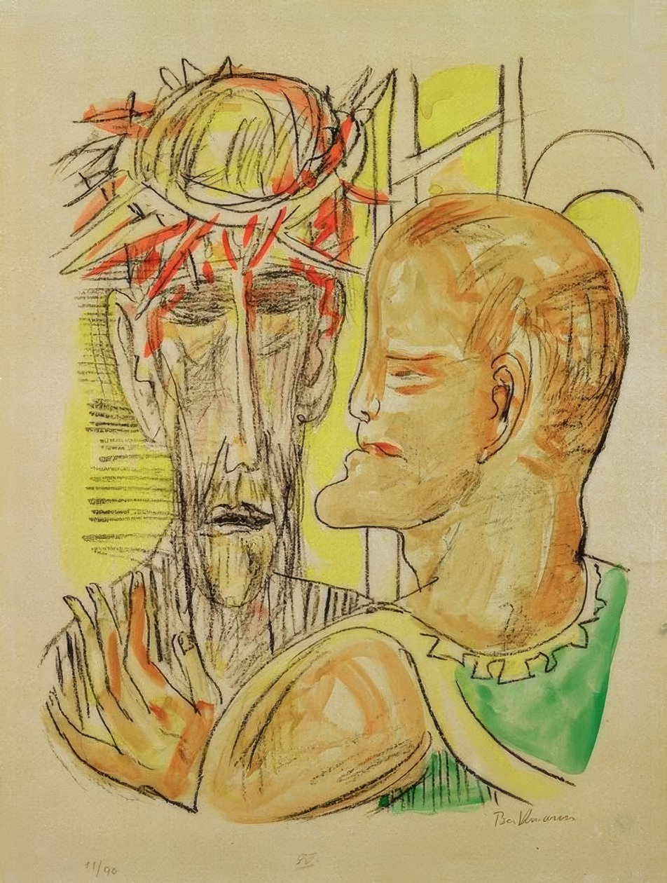 Cristo y Pilato de Max Beckmann