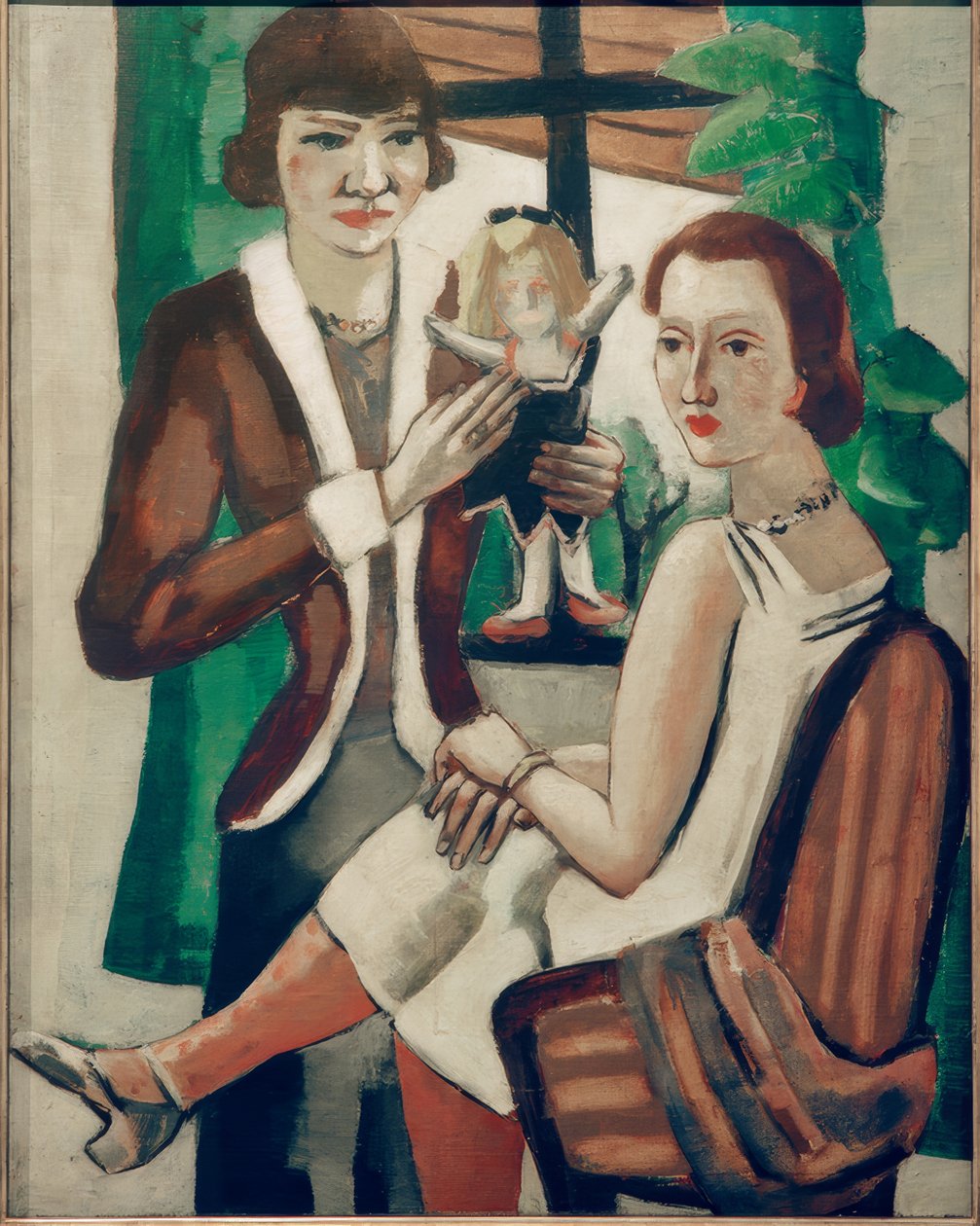 Damas en la ventana de Max Beckmann