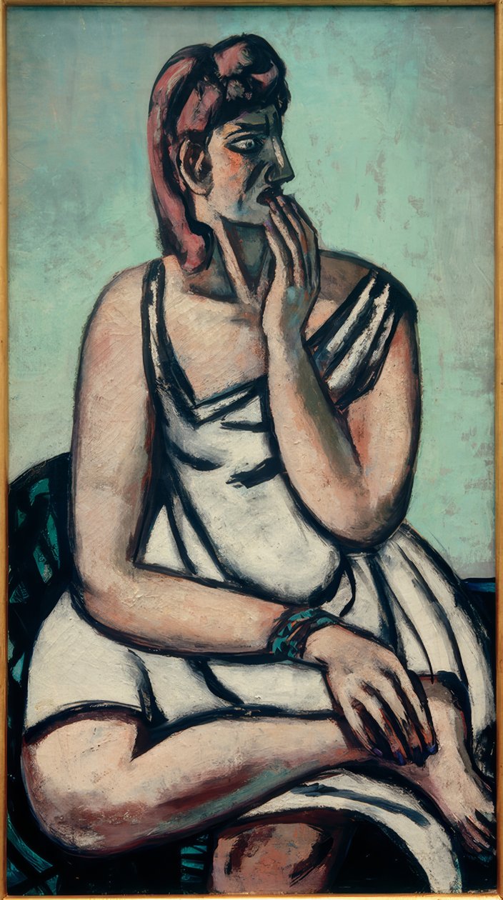 La asustada de Max Beckmann