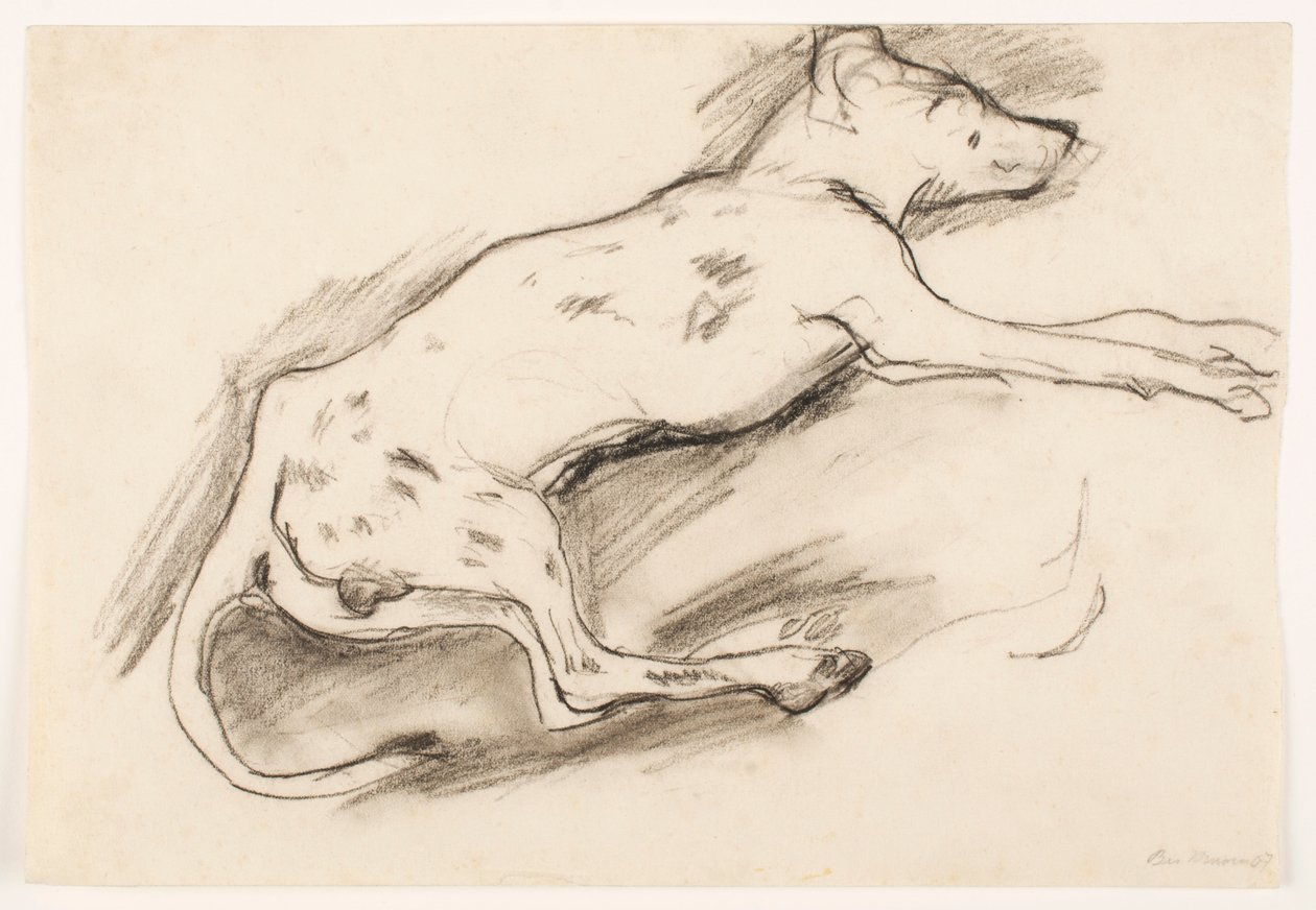 Perro con manchas negras de Max Beckmann