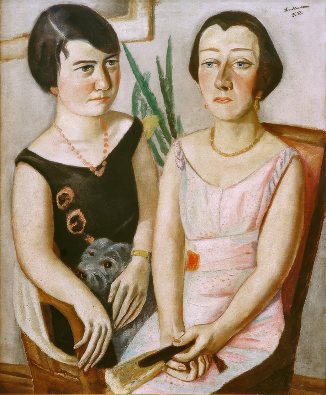 Doble retrato de Max Beckmann