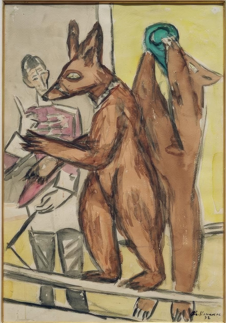 Osos amaestrados de Max Beckmann