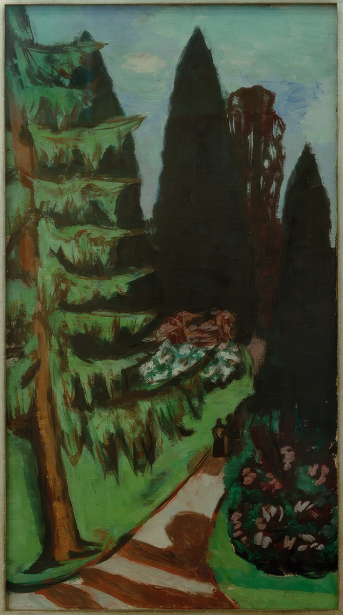 Cipreses de Eyckenstein de Max Beckmann