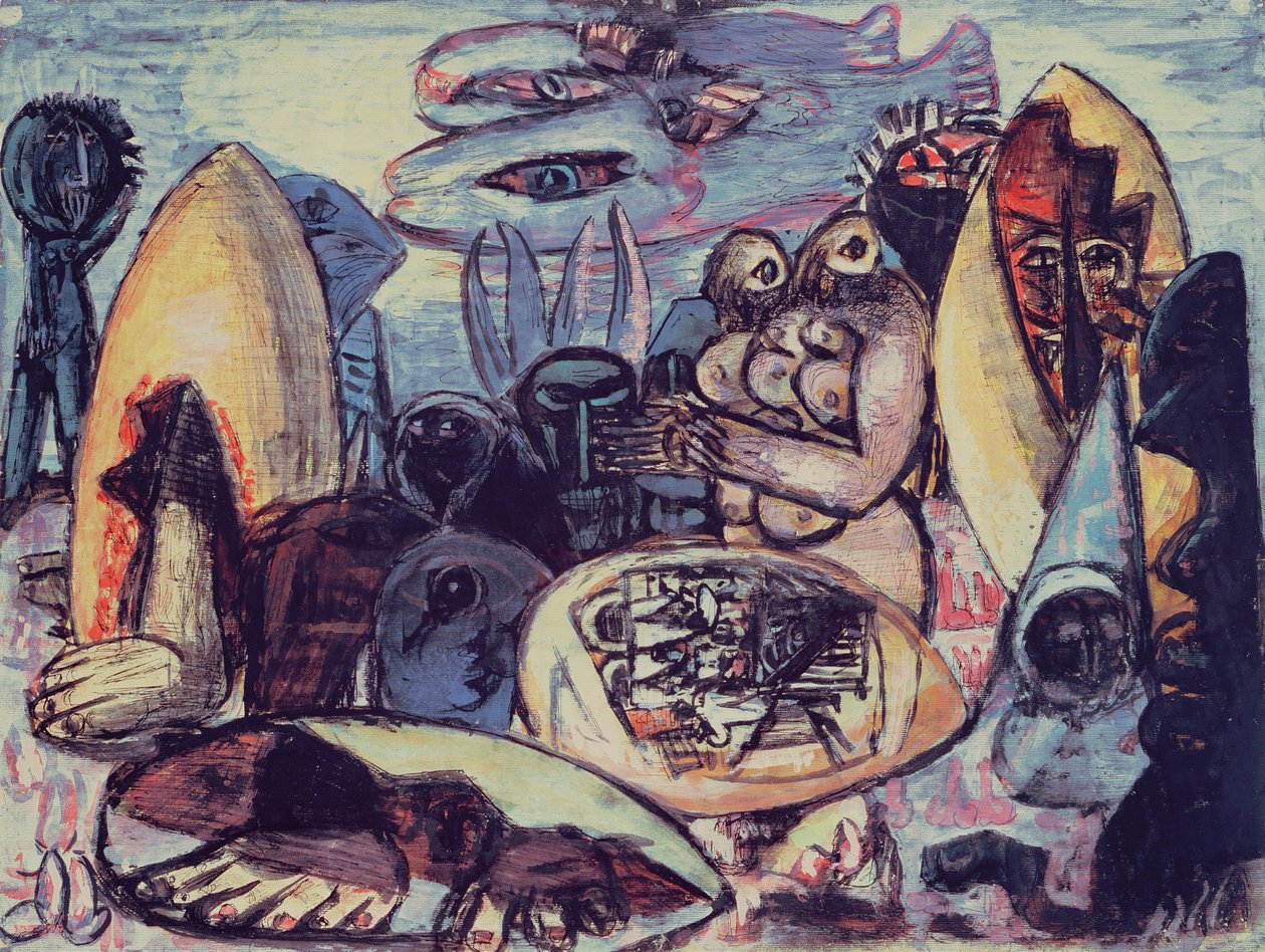 Paisaje fantástico de Max Beckmann