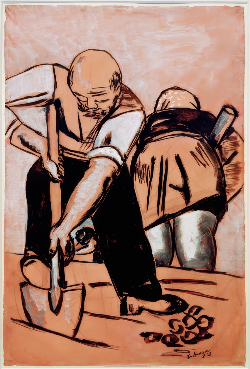 Trabajador del campo de Max Beckmann