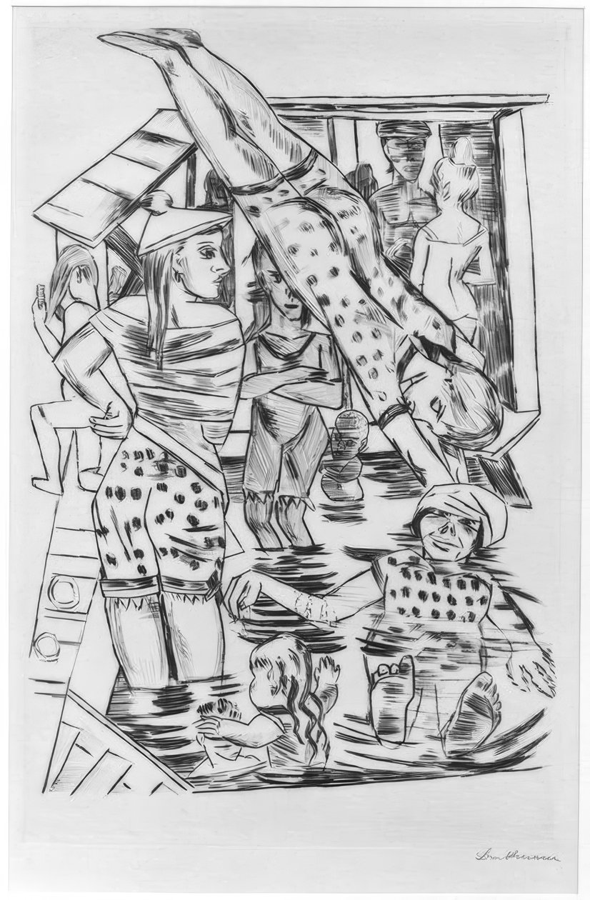 Baño de mujeres de Max Beckmann
