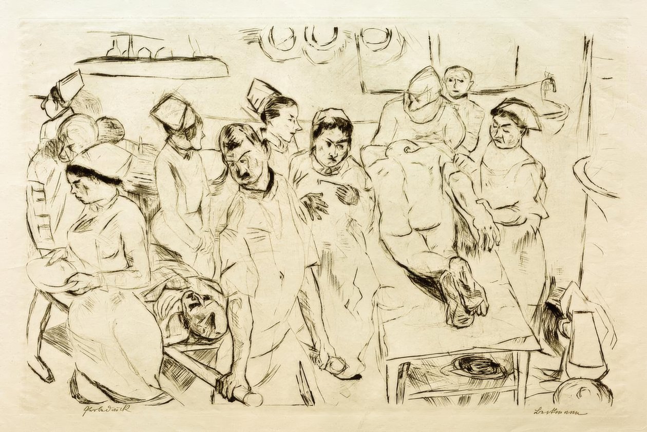 Gran operación de Max Beckmann