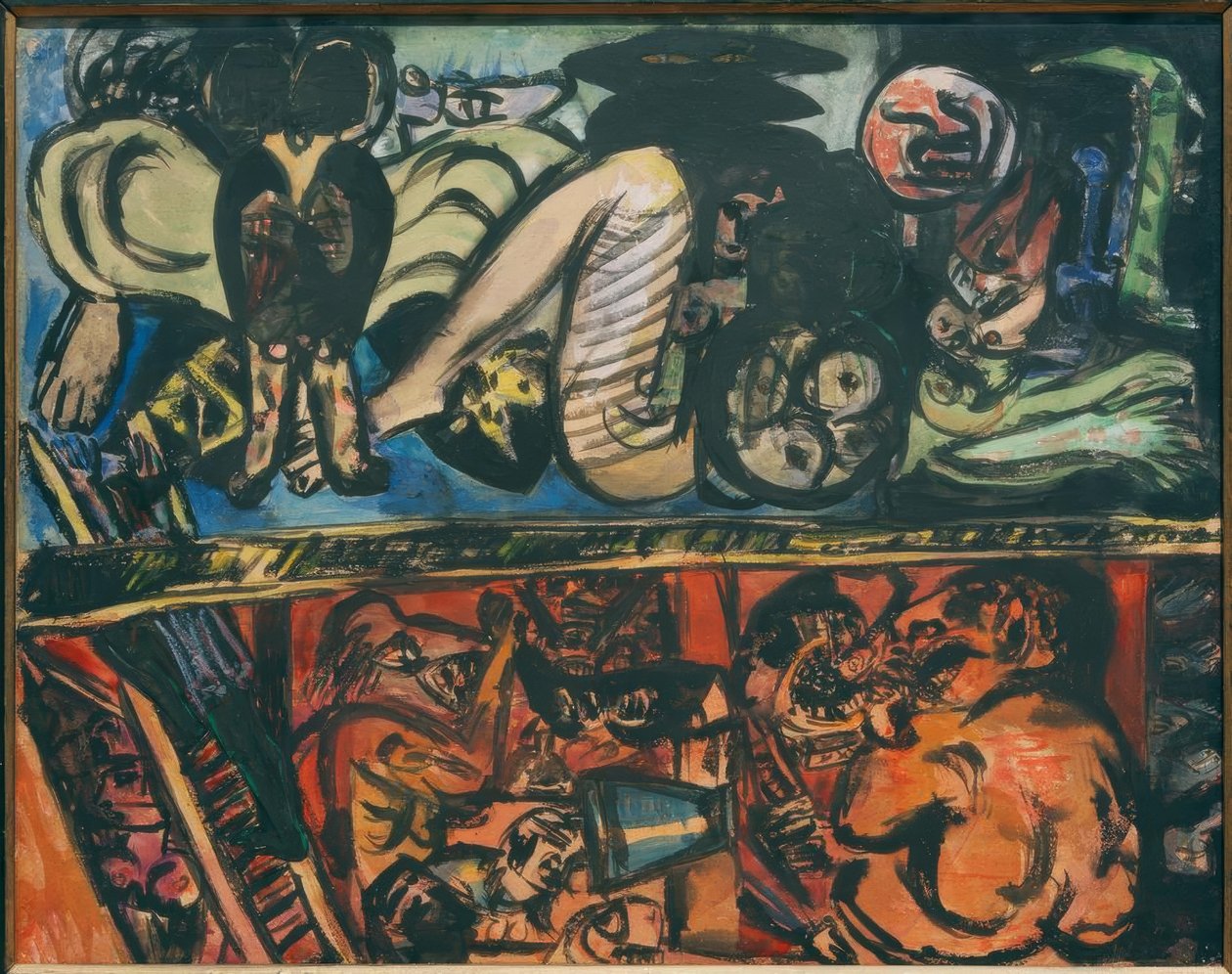 Infierno y Purgatorio de Max Beckmann