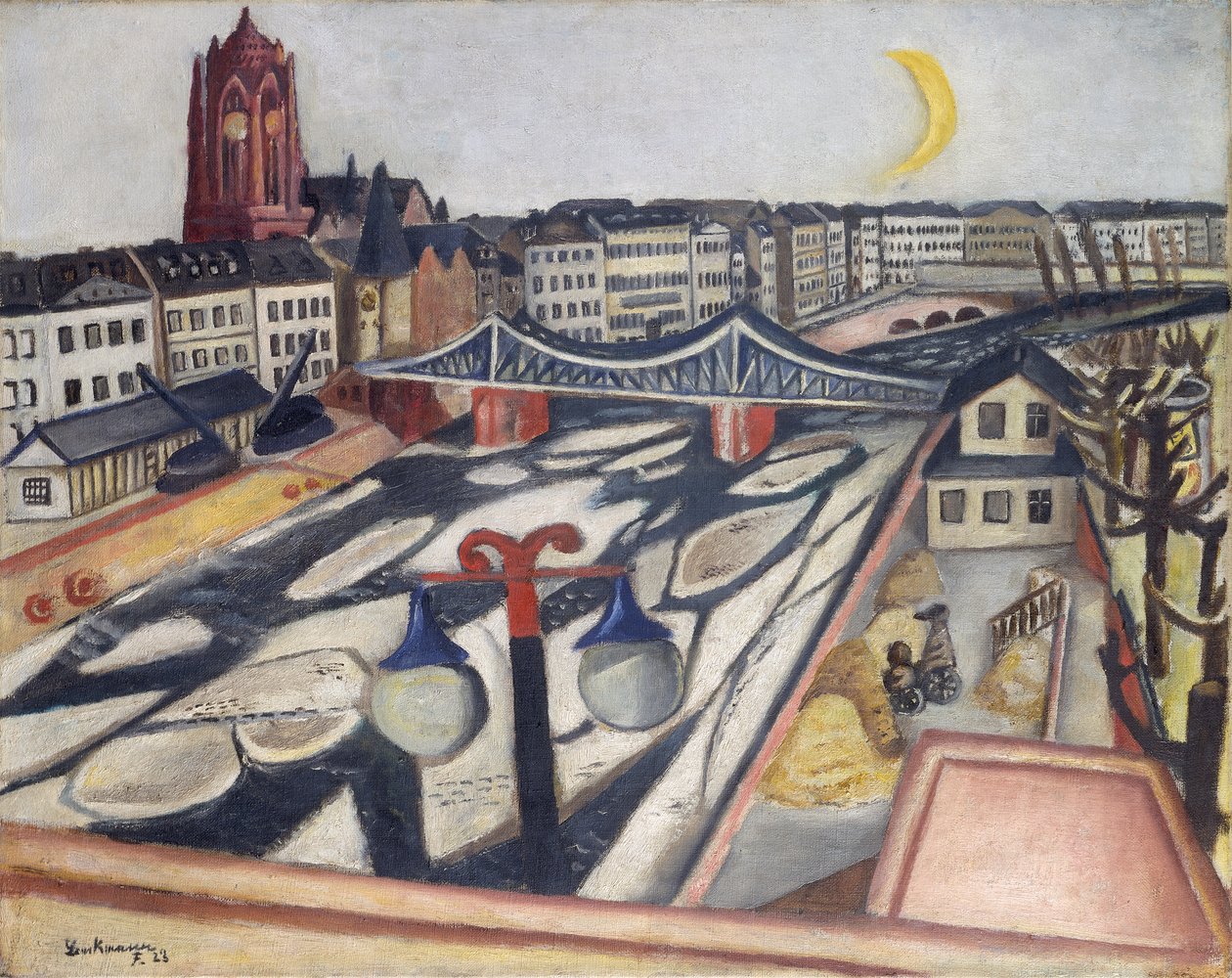 Hielo en el río de Max Beckmann