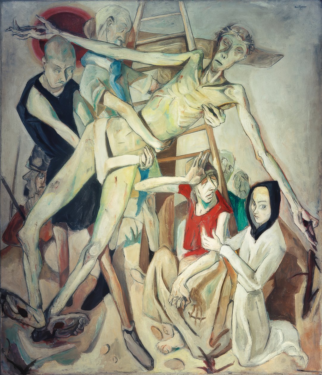 Descendimiento de la cruz de Max Beckmann