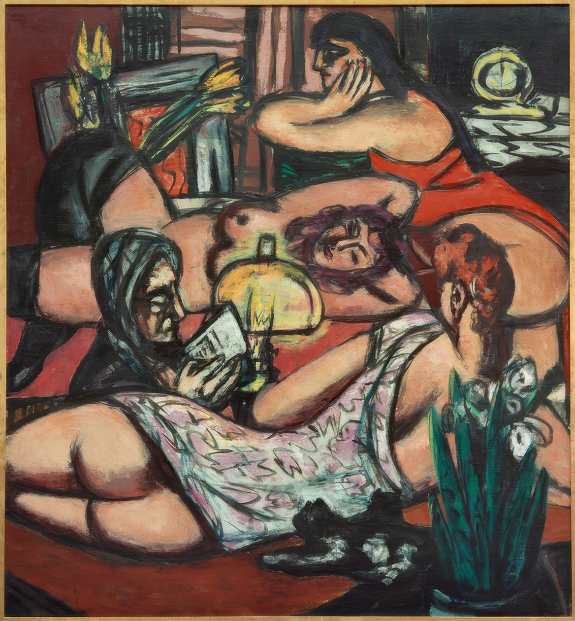 Habitación de Niña (Siesta) de Max Beckmann