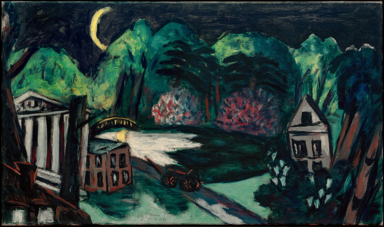 Parque nocturno. Baden-Baden de Max Beckmann