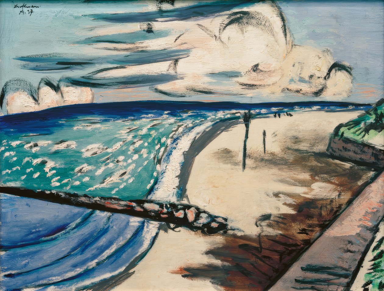 Mar del Norte III de Max Beckmann