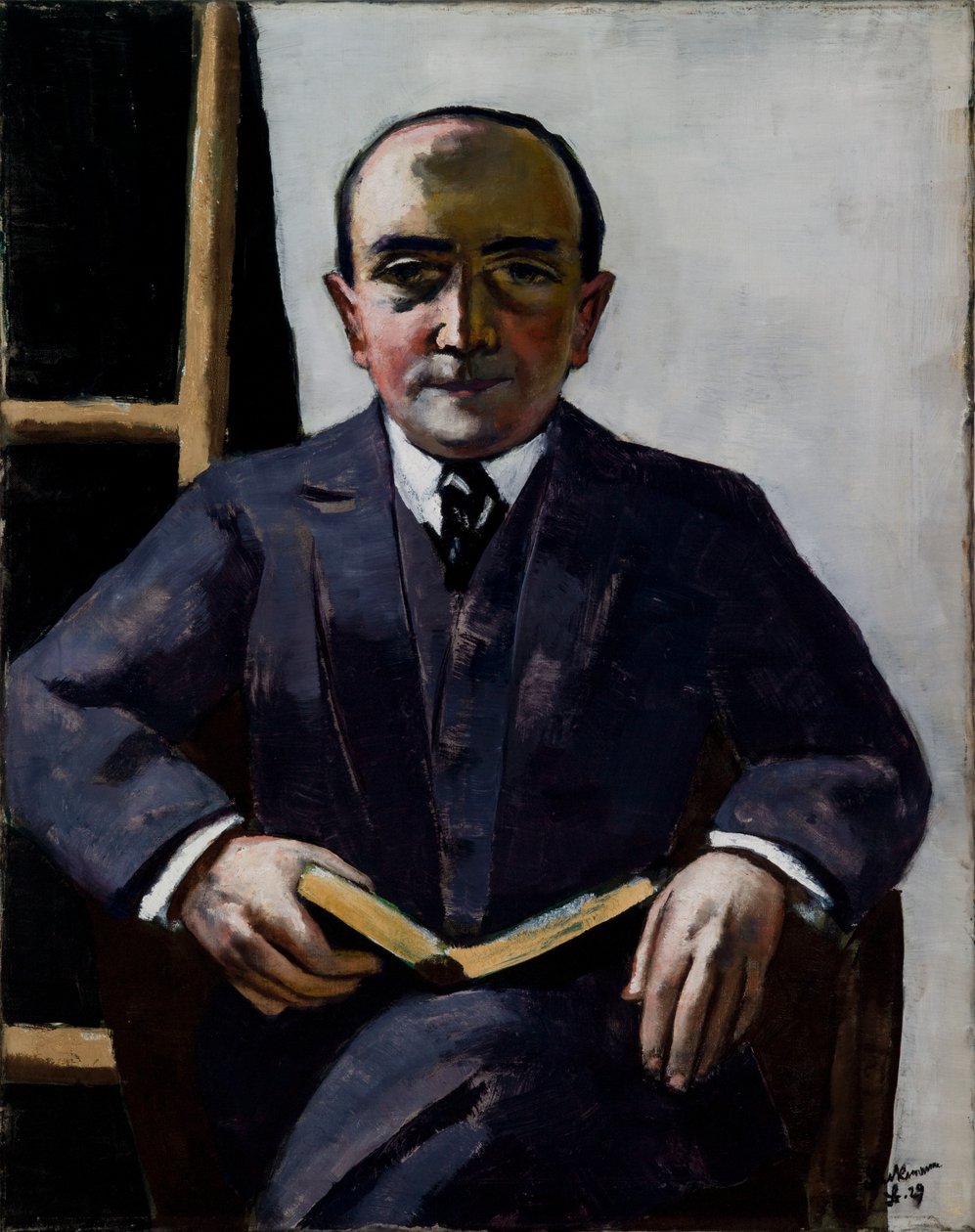 Retrato de Curt Glaser de Max Beckmann