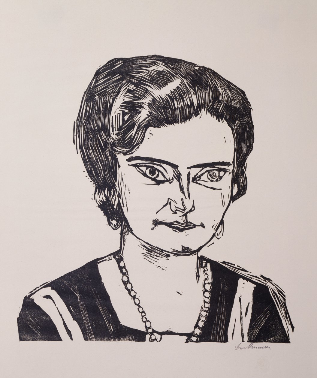 Retrato de Frau HM (Naila) de Max Beckmann