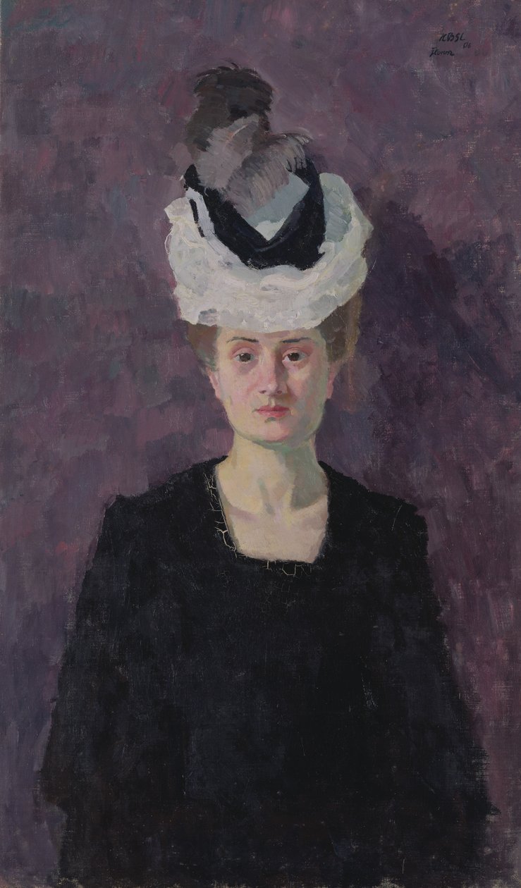 Retrato de la Sra. Minna Tube-Beckmann de Max Beckmann