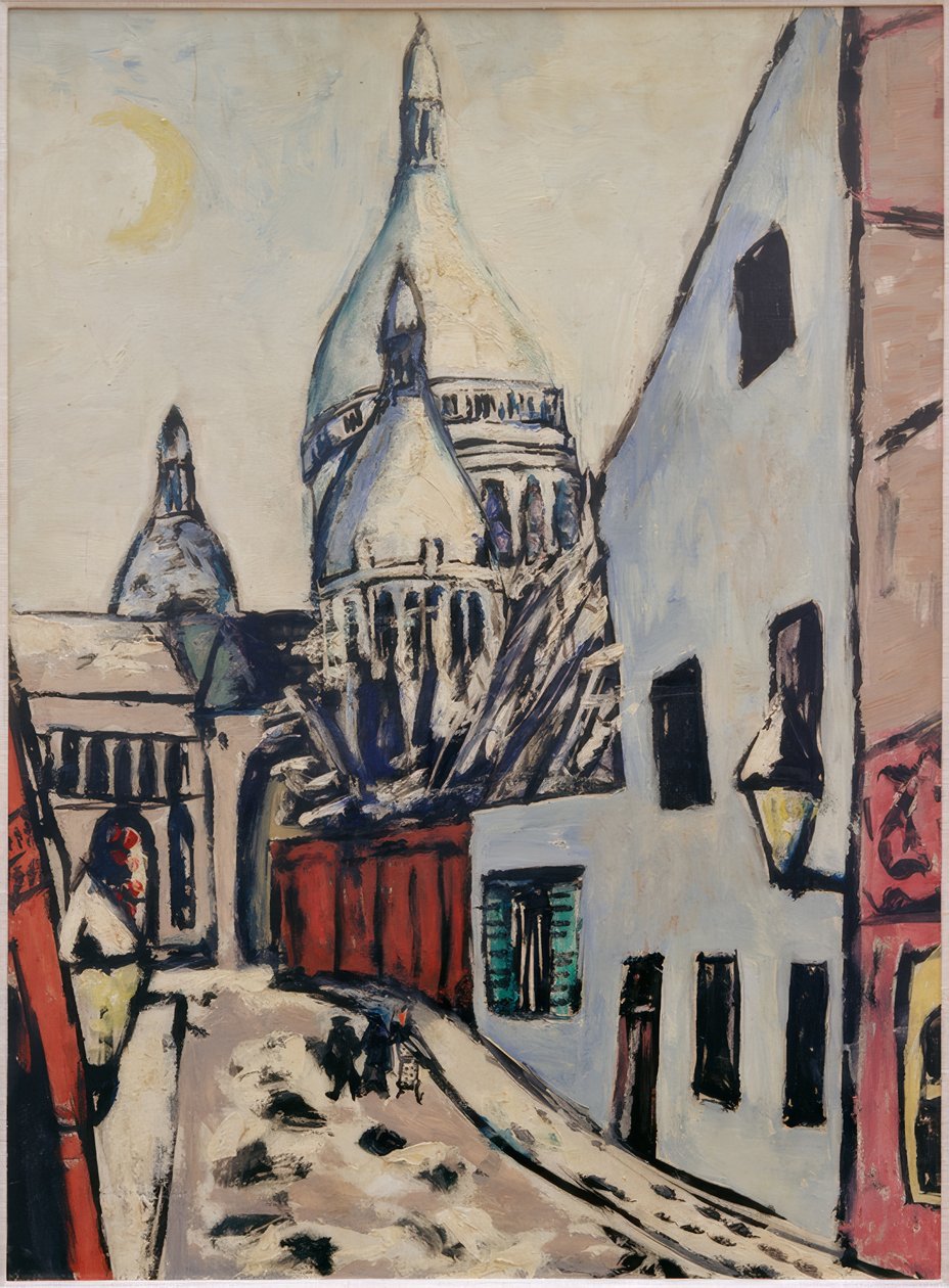 Sacré-Coeur en la nieve de Max Beckmann