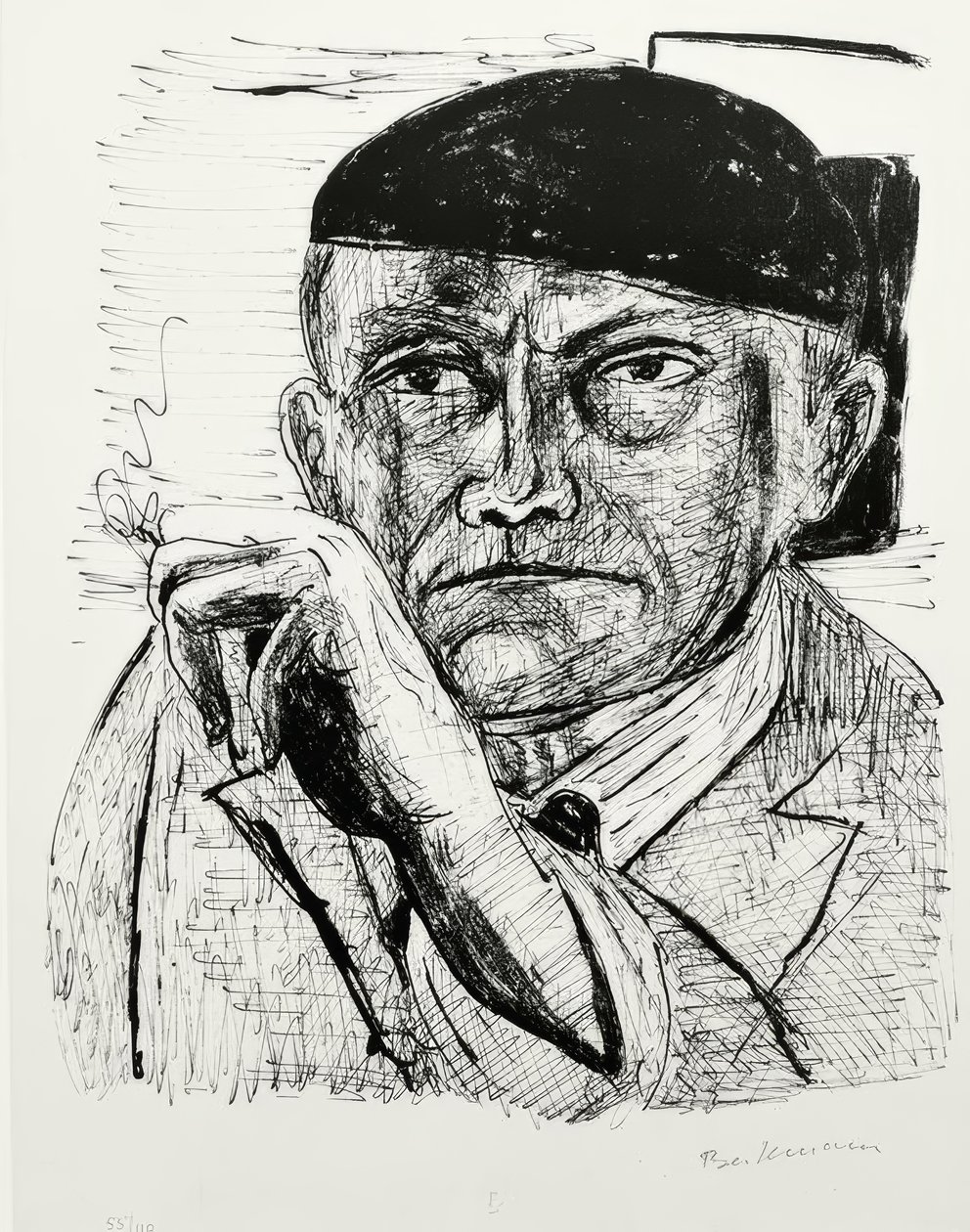 Autorretrato de Max Beckmann