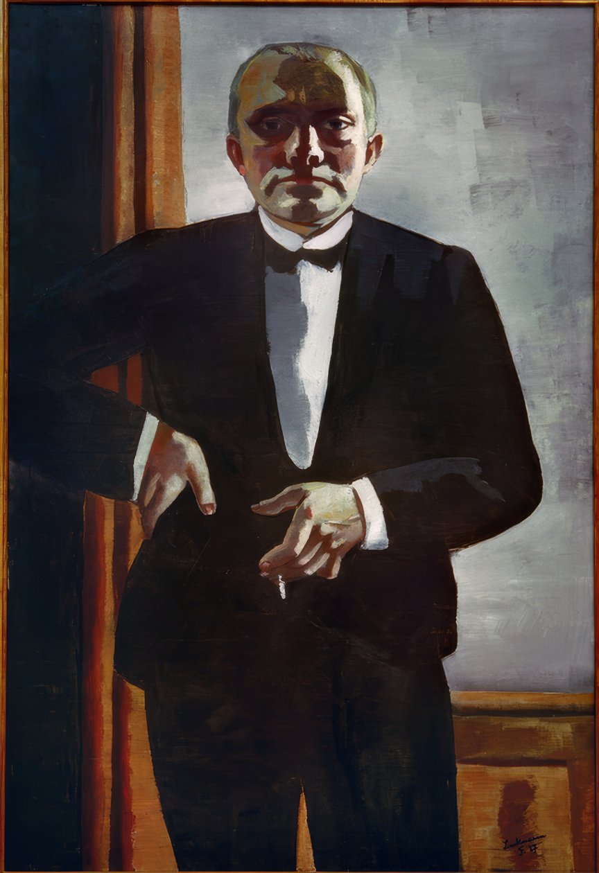 Autorretrato en Smoking de Max Beckmann