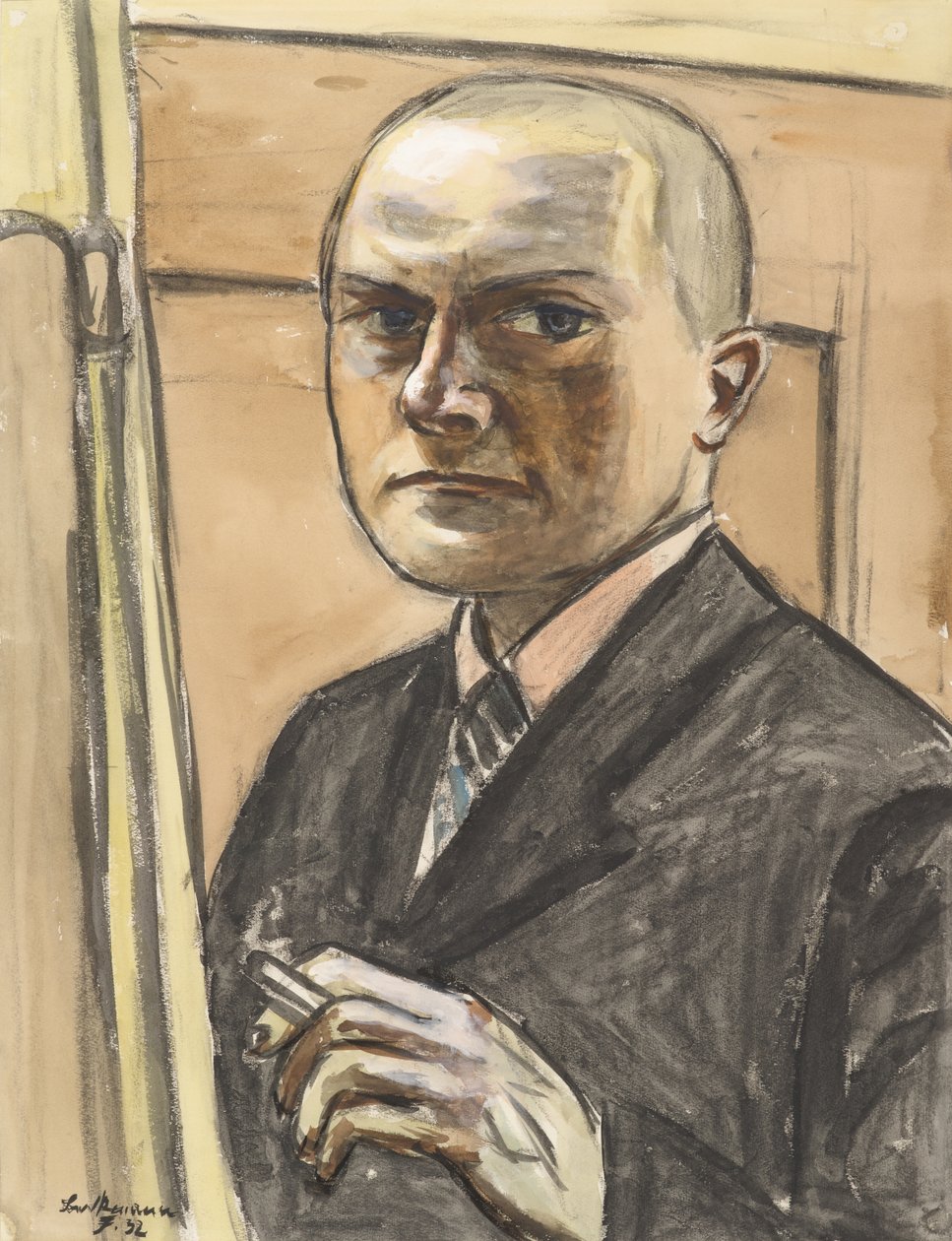 Autorretrato de Max Beckmann