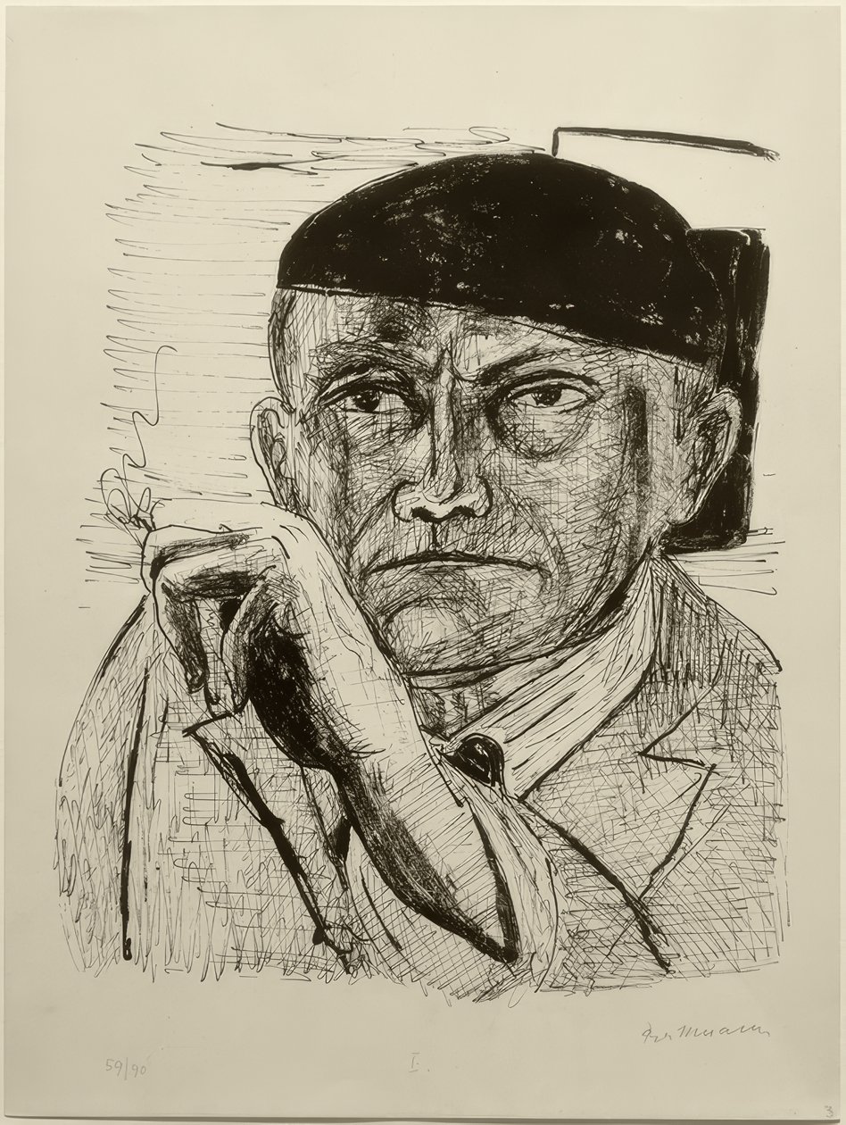 Autorretrato de Max Beckmann
