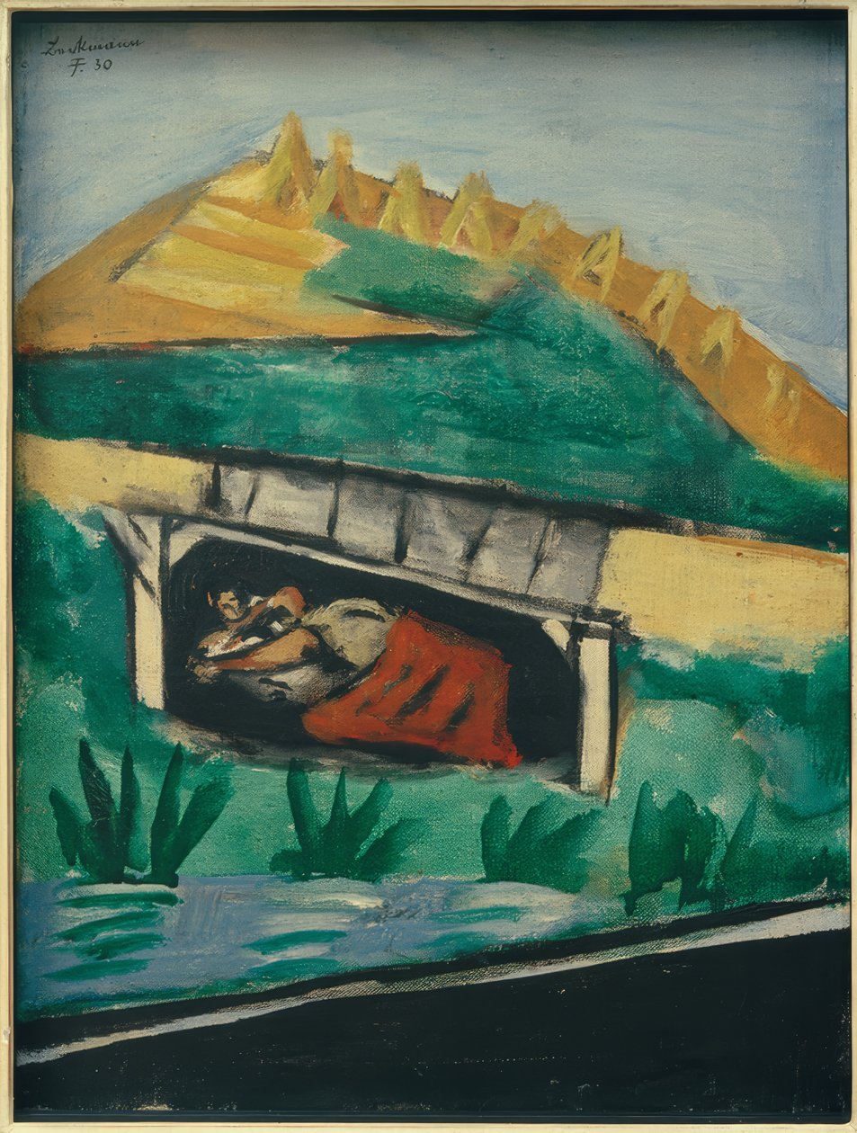Verano (Pareja de enamorados) de Max Beckmann